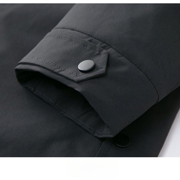 Light Luxury - Classic Hooded Mid-length Down Jacket - Picture 10 of 13